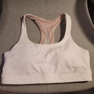 Lululemon Invigorate Bra / white / size 8, B-C cup